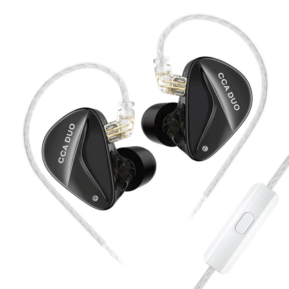 CCA DUO Dual Dynamic Driver Earphones