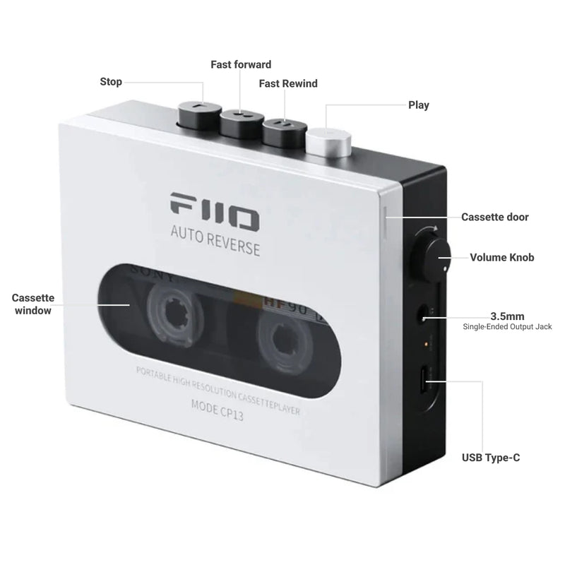 FiiO CP13 Portable Stereo Cassette Player