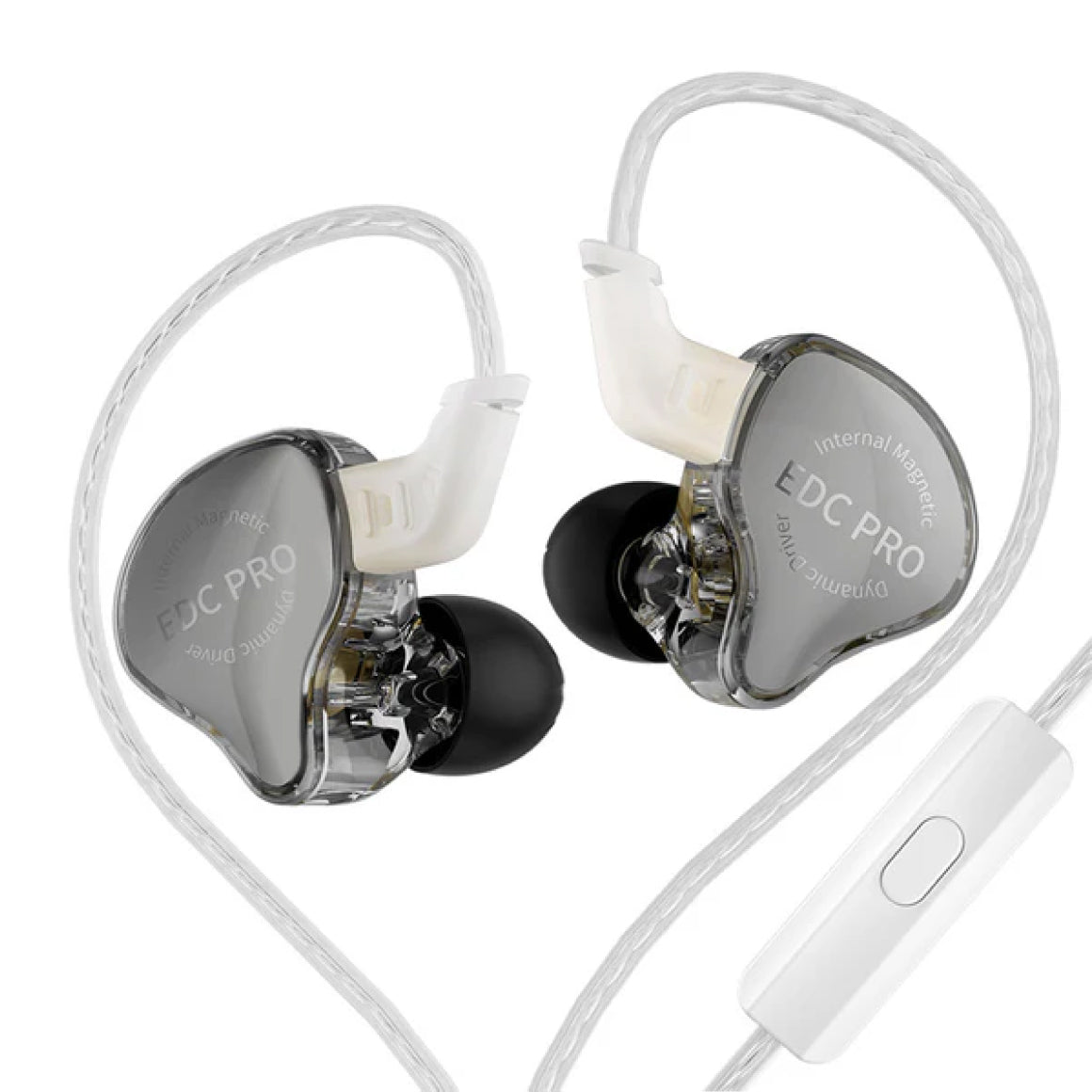 Headphone-Zone-KZ-EDC-pro-WITH-MIC-Silver-Plated-Cable