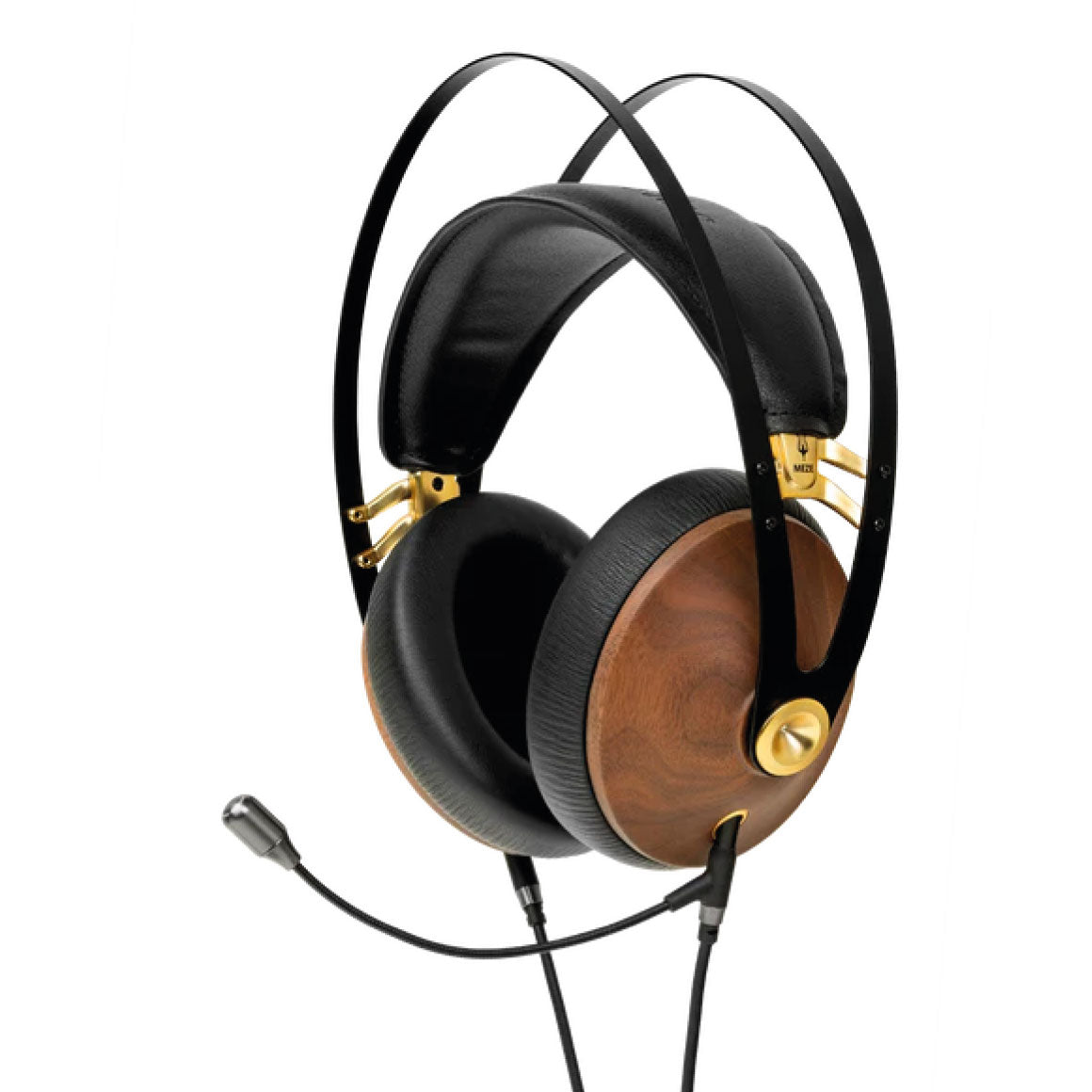 Headphone-Zone-Meze-99-Classics-Boom-Mic-Kit-Walnut-Gold