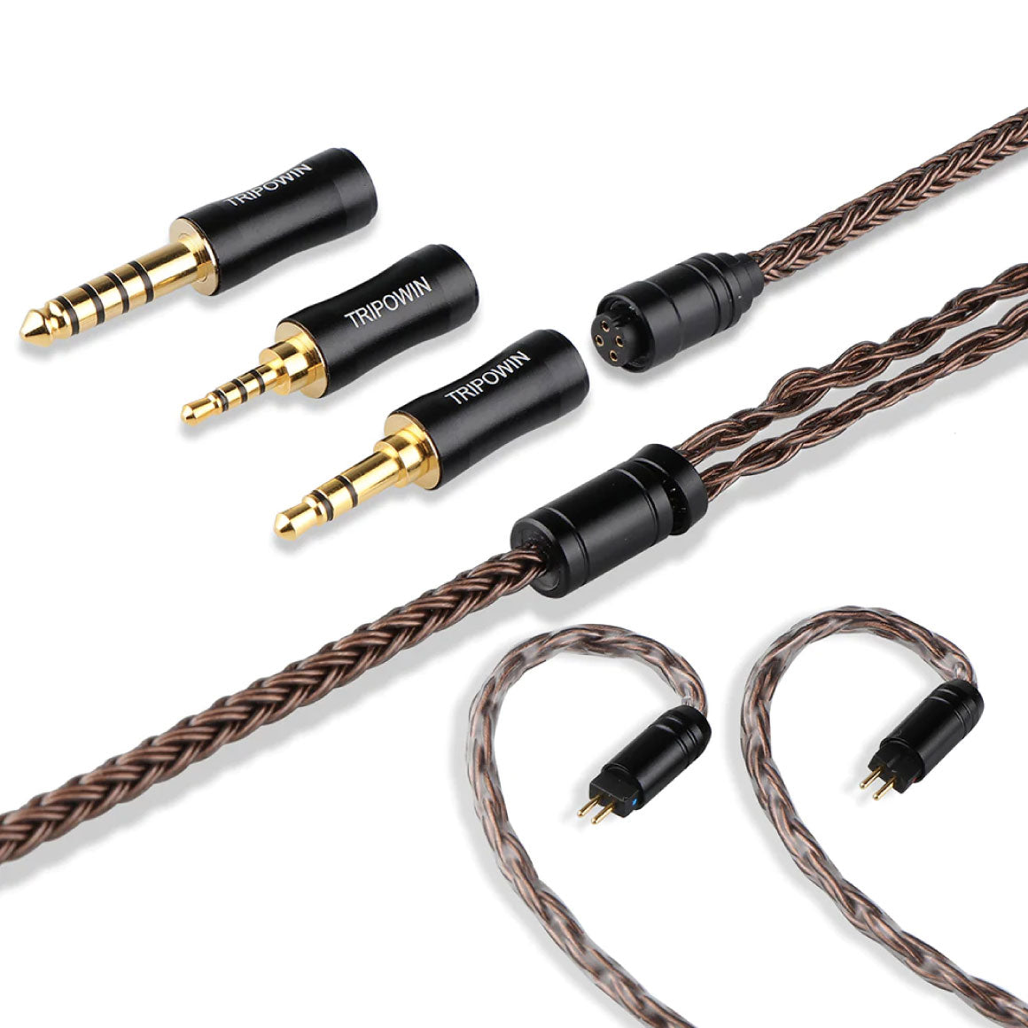 Tripowin Amber 0.78mm 2pin Upgrade Cable for IEM